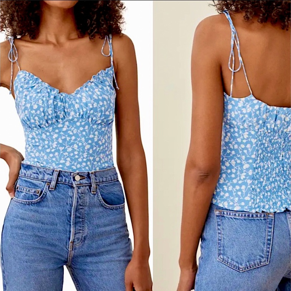 Reformation robertson floral camisole